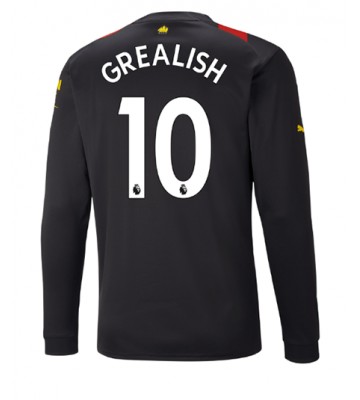 Manchester City Jack Grealish #10 Bortatröja 2022-23 Långa ärmar